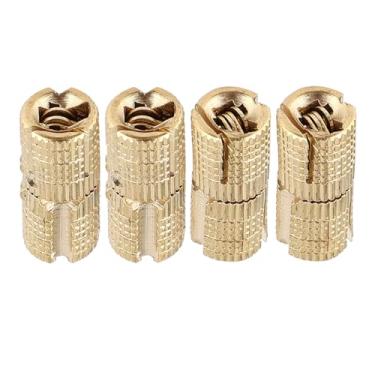 Imagem de 4Pcs pacote Hinge de Barril Oculta Cobre e Latão Resistente a Oxidação Robusta Ângulo Abertura 180 Fácil Instalar Grande Capacidade Carga para Caravan
