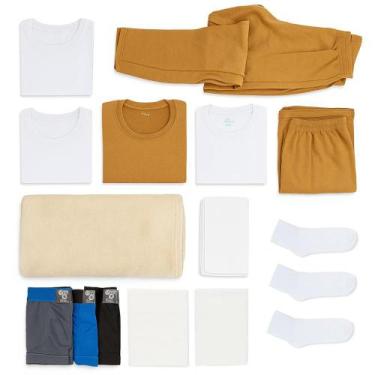 Imagem de Kit CDP Super Top 1 Moletom 16 Peças, GG, Padrão cdp caqui