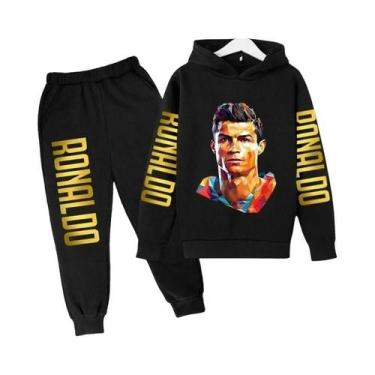 Imagem de Conjunto De Agasalho Infantil Com Estampa Do Ronaldo, Moletom E Calças