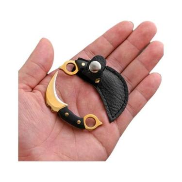 Imagem de Mini Canivete Tático De Bolso Chaveiro Portátil Para Acampamento Ao Ar