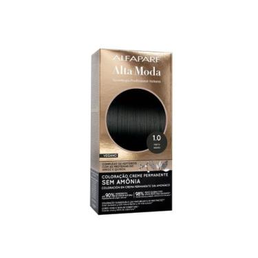 Imagem de Alta Moda Tintura Color Sem Amônia 1.0 Preto - ALFAPARF