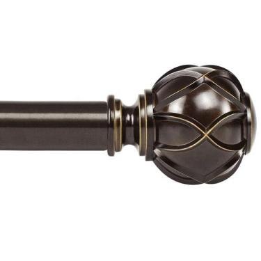 Imagem de Varão de cortina KAMANINA 170 a 305 cm, bronze antigo, pesado