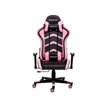 Imagem de Cadeira Gamer MaxRacer Aggressive Rosa NuvemShop/FastShop