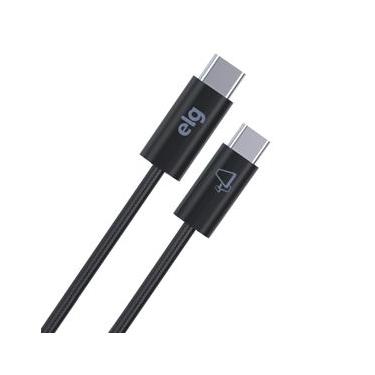 Imagem de Cabo USB Tipo-C para Tipo-C, Carga Rápida 240W 5A, Cabo e malha trançada,1 metro, TC240...