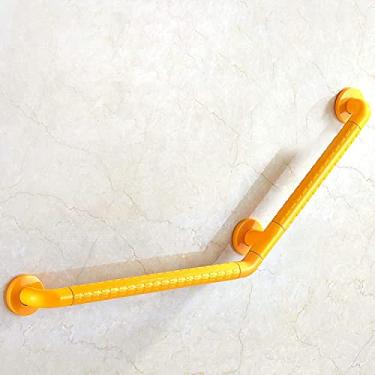 Imagem de Barra de apoio de aço inoxidável, trilho de auxílio de banheiro, barras de apoio de segurança para chuveiro, barra de apoio de banheiro, alça de barra de apoio de chuveiro com alças antiderrapantes