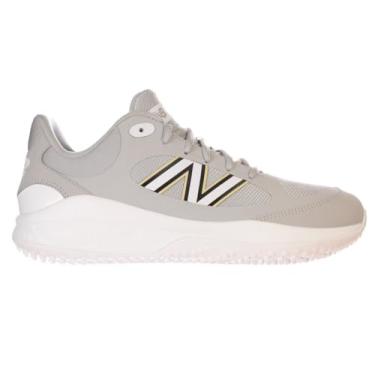 Imagem de New Balance Tênis de beisebol masculino Fresh Foam 3000 V7 Turf-Trainer, Raincloud/Branco, 15