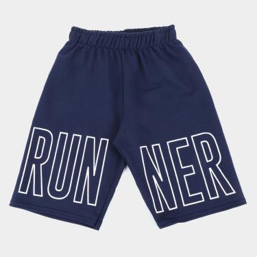 Imagem de Bermuda Moletom Infantil Kyly Runner Masculina-Masculino