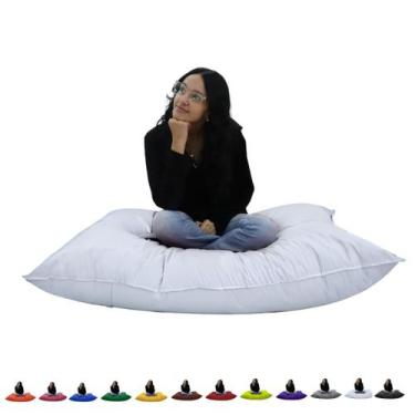 Imagem de Puff Almofadão Gigante Cheio Com Enchimento Descanso Para Eventos Casa