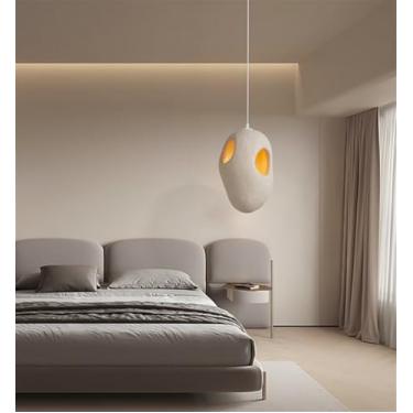 Imagem de Luminária de mesa moderna com pendente, base E27, lustre com altura ajustável, luminária de teto para cozinha, design criativo e irregular, ideal para sala de jantar, sala de estar e escritó