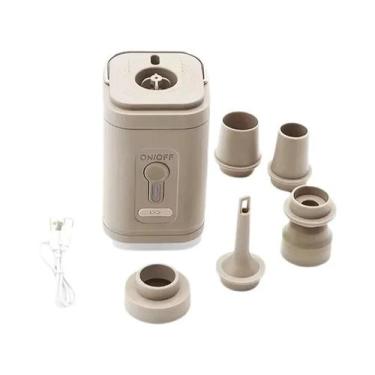 Imagem de Compressor De Ar Para Colchão 2 Em 1 Bomba Leve Para Camping, Caminhad