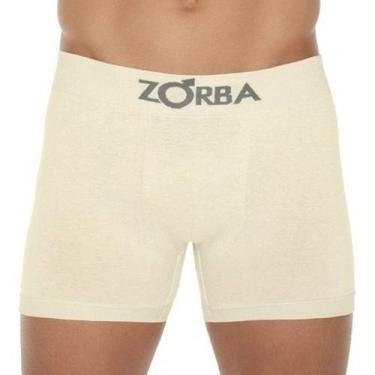 Imagem de Cueca Zorba Boxer 781 Algodão Sem Costura Maior Conforto, Amarelo, P