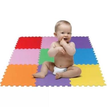 Imagem de Tatame Color 28 X 28 Cm 5 Mm 9 Peças - Evamax