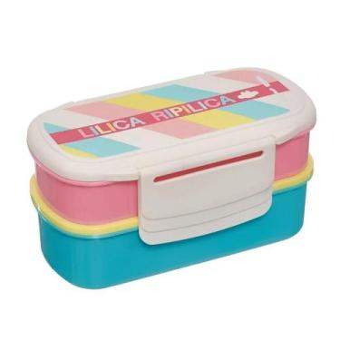 Imagem de Marmita Dupla Infantil Lilica Ripilica Lov It Vibrant - PACIFIC