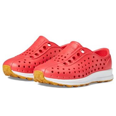Imagem de Native Shoes Tênis infantil unissex Robbie Slip-On, Hyper Red/Shell White/Mash Speckle Rubber, 9 Toddler
