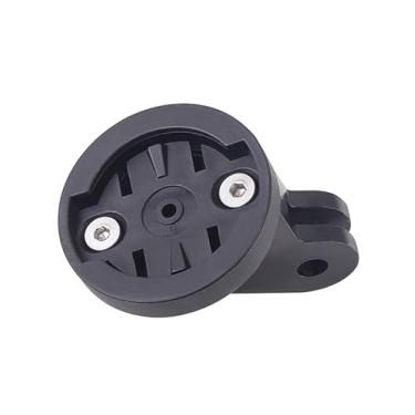 Imagem de Farcary Suporte de bicicleta para computador com adaptador de câmera de ação para GPS de bicicleta e farol, suporte universal para guidão externo, suporte estendido combo duplo