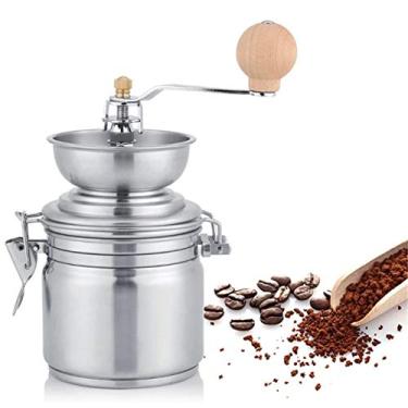 Imagem de Moedor manual de café em aço inoxidável, moedor manual de especiarias, ferramenta manual, fresadora, acessórios de café
