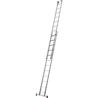 Imagem de Escada Extensiva De Alumínio, 2 X 12 Degraus, 3 Em 1, Esc0621, Botafogo
