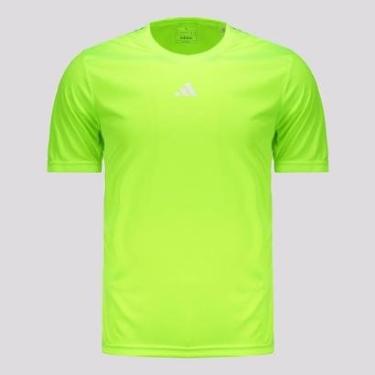 Imagem de Camiseta Adidas Treino Básica Verde-Masculino