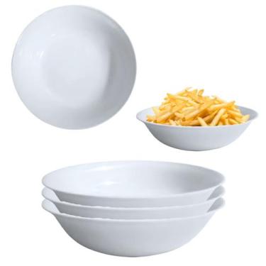 Imagem de Tigela Bowl Melamina Branca 670ml Pote Saladeira - Best