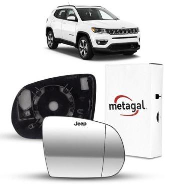 Imagem de Lente de Retrovisor com Base do Compass 17-21 / Commander 21- Lado Dir