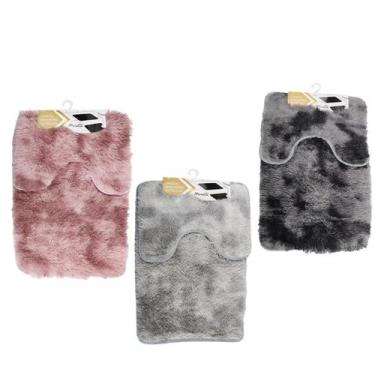 Imagem de Kit 3 Tapete Multiuso Felpudo Banheiro Lavanderia Escritório Vaso Pia 