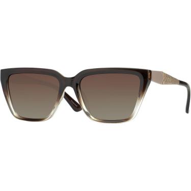 Imagem de Óculos de Sol Feminino Degradê Com Dourado Lente Polarizada Proteção UV400 Tendência Elegante 20024-Feminino