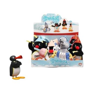 Imagem de Bonecos De Pelúcia Clássicos Da Família Pinguim, Brinquedos Macios E F