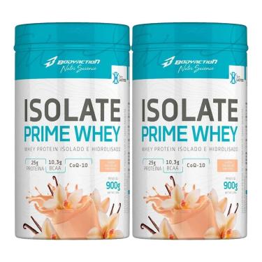 Imagem de Kit 2X Isolate Prime Whey - 900g Baunilha Natural - BodyAction-Masculino