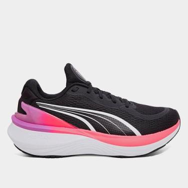 Imagem de Tênis Puma Scend Pro 2, Preto, Rosa, 37