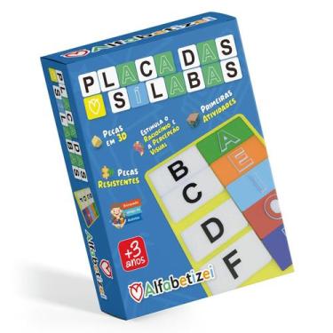 Imagem de Jogo Educacional Placa das Sílabas Alfabetizei