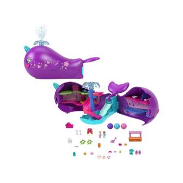 Imagem de Polly Pocket Barco Narval Baia Magica Mattel HKV71
