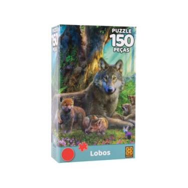 Imagem de Puzzle Lobos 150 Peças - Grow