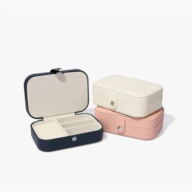 Imagem de Porta Joias Retangular Médio Com Divisórias Portátil MS-13 - Rayson, P