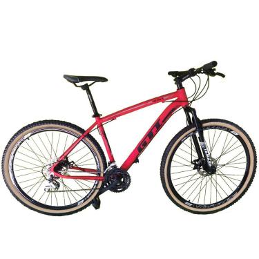 Imagem de Bicicleta Aro 29 Gti Roma Alumínio 27v Freio a Disco Mecânico Garfo com Suspensão Pneu...