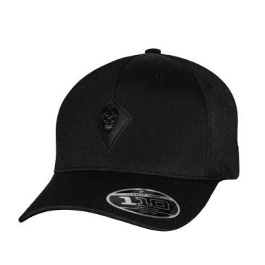 Imagem de Boné MCD Aba Curva Snapback Skull Metal Preto