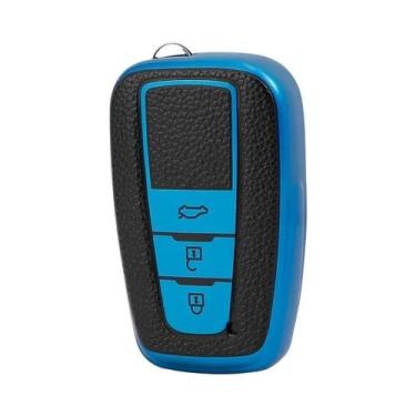 Imagem de Capa De Chave De Carro Em Couro TPU Para Toyota Prius Camry Corolla RA