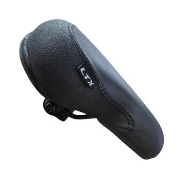 Imagem de Selim BMX Preto DDK 230x155mm com Carrinho Banco Bike Resistente Confo