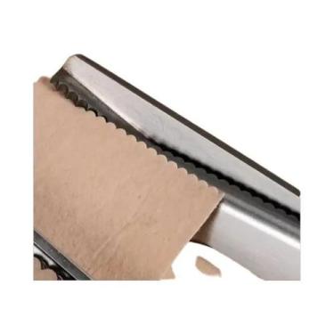 Imagem de Tesoura De Alfaiate Profissional Em Aço Inoxidável Com Corte Em Zigue-