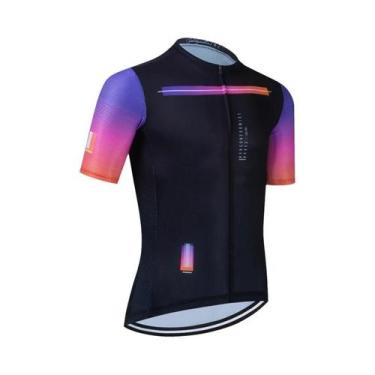 Imagem de Camisa De Ciclismo Masculina De Verão Com Manga Curta MTB Rápido Secag
