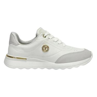 Imagem de Tênis Dakota Jogging D0901 Branco/Cinza Gris-Feminino