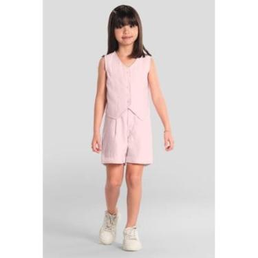 Imagem de Conjunto infantil menina com colete Mundi-Feminino
