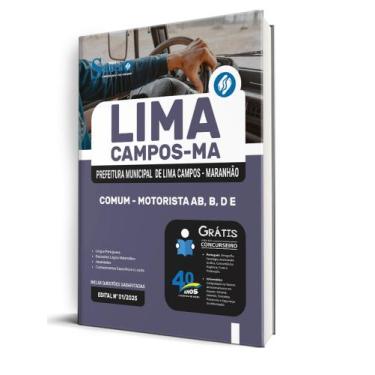 Imagem de Apostila Prefeitura de Lima Campos-MA - Comum - Motorista AB, B, D e E