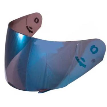 Imagem de Viseira Azul Capacete Norisk FF391 FF389 Ls2 FF389 Polivisor