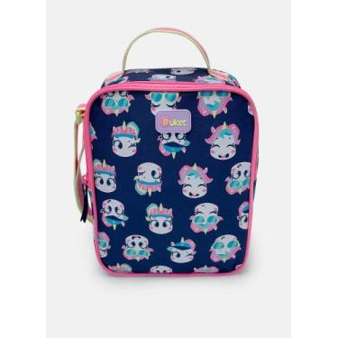 Imagem de Lancheira Térmica Puket Uni Tennis Compacta E Prática Azul