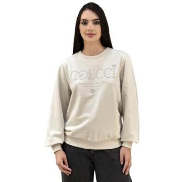 Imagem de Blusão Moletom Feminino Alto Relevo Colcci by Colcci-Feminino