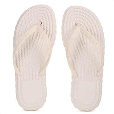 Imagem de Chinelo Brizza Arezzo Marrocos Flip Flop Off White - Feminino-Feminino