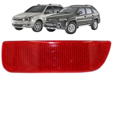 Imagem de Refletor Olho Gato Parachoque Traseiro Palio Adventure Palio Weekend -