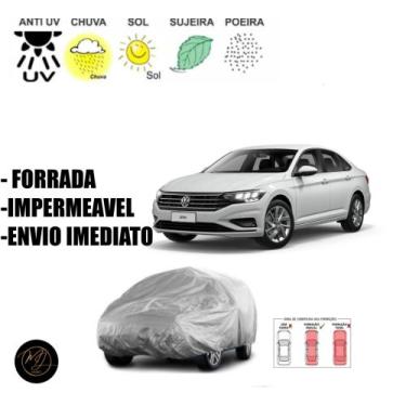 Imagem de Capa para cobrir Carro JETTA FORRADA  G - 100% Impermeável e Total Pro