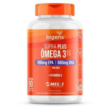 Imagem de Ômega 3 Supra Plus 990mg EPA 660mg DHA + Vitamina E 90 Caps - Bigens-Unissex
