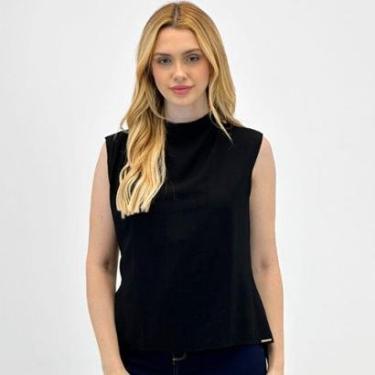 Imagem de Blusa Bana Bana Regata Gola Alta em Tecido Feminina-Feminino